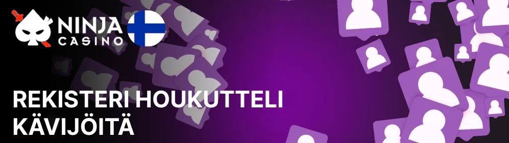 Lisää seurantalinkkejä verkkosivustollesi, sosiaaliseen mediaan tai sähköpostikampanjoihin Ninja Casino