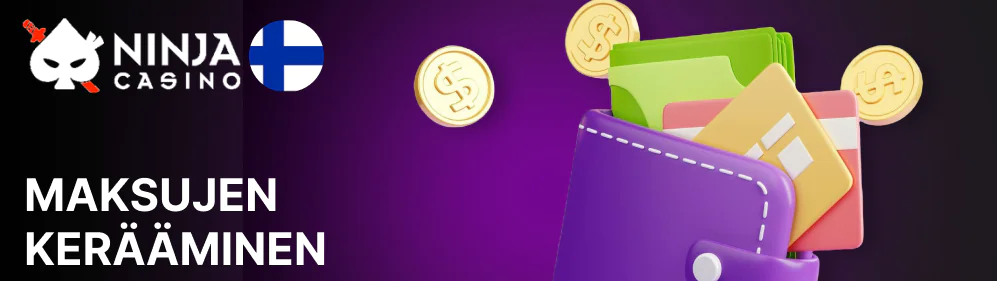 Kerää kuukausittaiset maksut digitaalisten lompakoiden Ninja Casino
