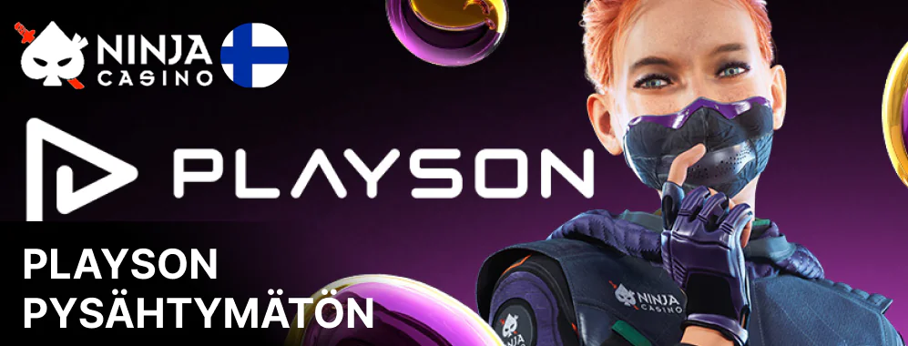 Playson Pysähtymätön putoaminen tarjous Ninja Casino