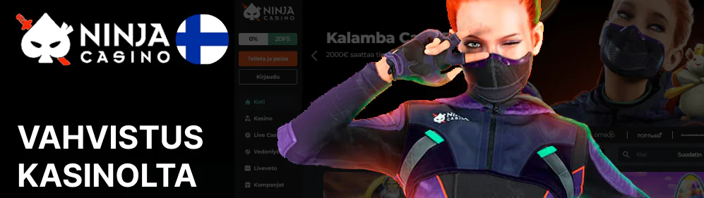 Saat kasinon vahvistuksen BankID:n kautta Ninja Casino