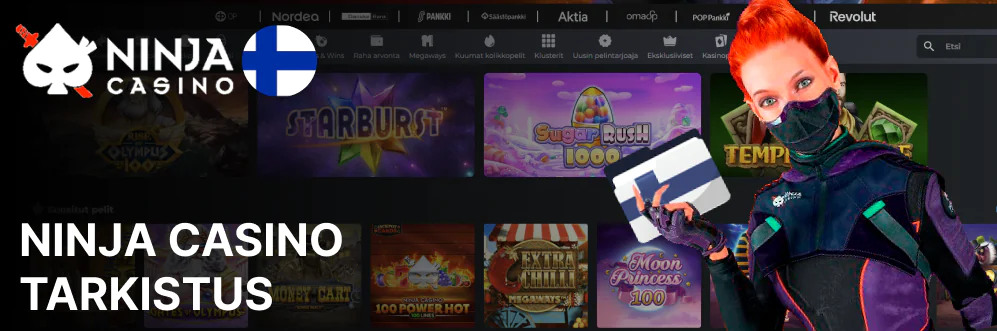 Ninja Casino vahvistus ei ole pakollinen, mutta sitä voidaan joskus pyytää. Prosessi kestää useimmilla pelaajilla alle kolme minuuttia