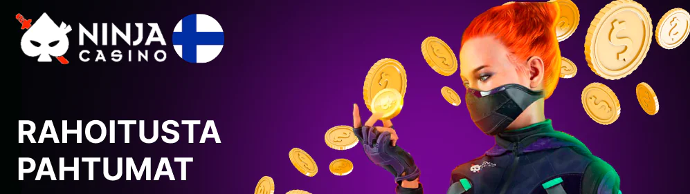 Ninja Casino raha-asiat ovat lastenleikkiä